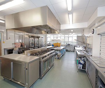 Commercial Kitchen Equipment Setup