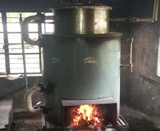 Fire Wood Stream Boiler